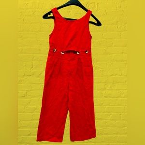 ZARA Kids Red Linen Jumper